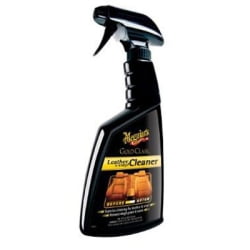 - Meguiar’s Gold Class Leather & Vinyl Cleaner – Leather Cleaner Refreshes & Restores – G18516, 16 oz