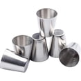 thumbnail image 5 of Juego de tazas para beber de acero inoxidable de 7 piezas, taza para barman, vasos de chupito, copa de vino portátil, 5 of 5
