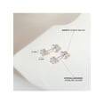 thumbnail image 5 of 925 Sterling Silver 3mm CZ Round Screw Back Earrings for Infants &Toddlers, 5 of 8