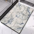 thumbnail image 4 of Soft & Long 20x32 inch Bath Rug Runner – Modern Marble Bath Mat, Luxury Non-Slip Microfiber Bathroom Rug, Perfect for Tub & Shower, Machine-Washable, 4 of 5