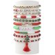 thumbnail image 3 of Juego de 14 pulseras de arcilla polimérica suave con diseño de rebanadas de colores variados de Taylor Swift, pulsera con diseño de abanico de Taylor Swift, joyería de cerámica suave para regalo, 3 of 5