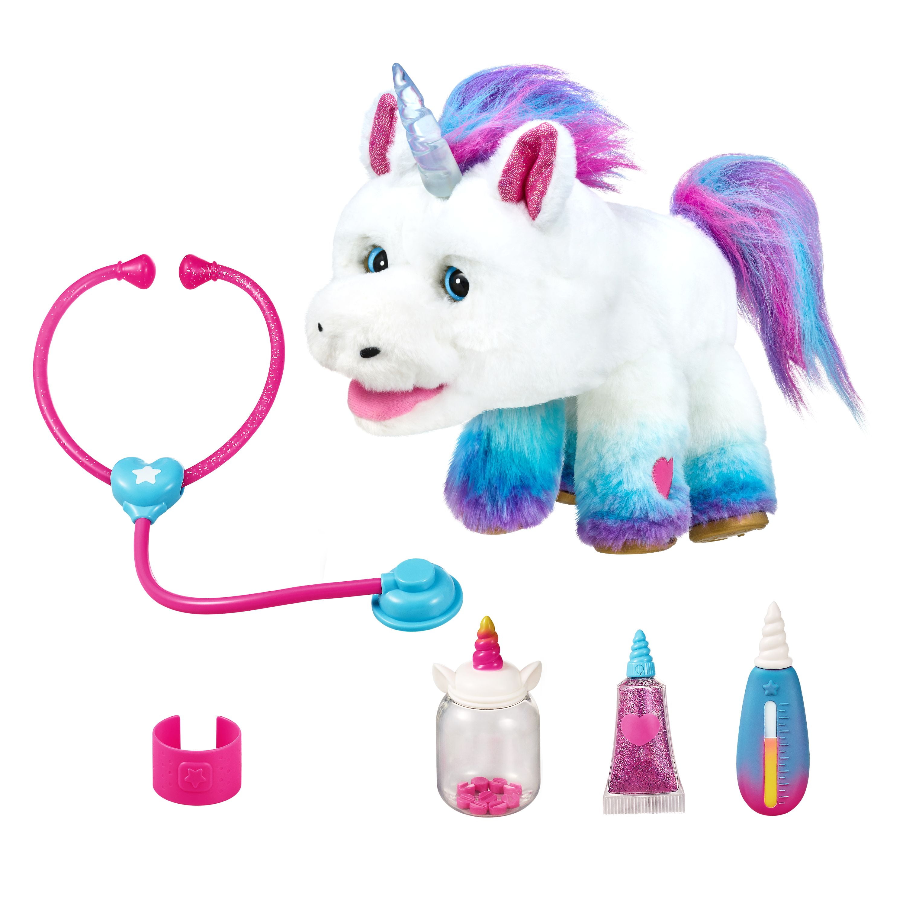 Little Live Rainglow Unicorn Vet Electronic Pet Set Walmart Com