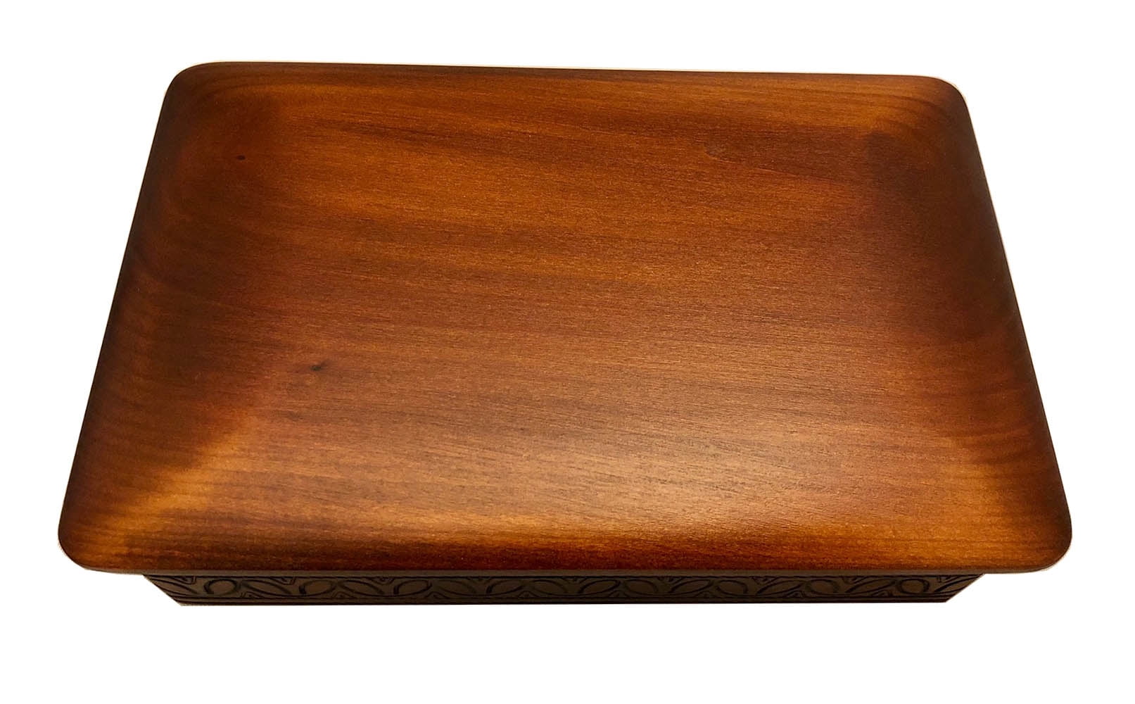 Classic Wooden Box Mens Jewelry Box Handmade Linden Wood Keepsake from Poland