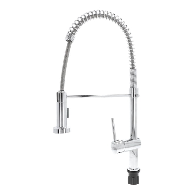 Llave de cocina monomando fregadero cromo acero inoxidable Odessa