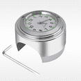 thumbnail image 2 of Reloj de bicicleta y motocicleta, termómetro luminoso para manillar de 22-25,4 mm, universal, moderno, para coche, 2 of 2