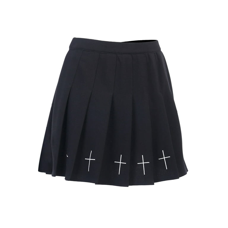 Black Pleated Skirt - a pearl kind of girl