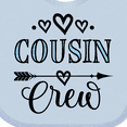 thumbnail image 4 of Inktastic Cousin Crew Girls Baby Bib, 4 of 4