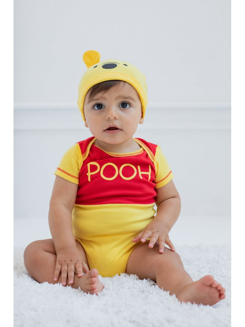 Baby Bodysuit Winnie The Pooh Baby Shower Shirts Yellow Winnie The