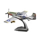 thumbnail image 5 of Modelo de caza P51 de aleación a escala 1:48, adorno de recuerdo de modelo de caza retro con base para verde, 5 of 9