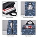thumbnail image 3 of Balery Cartoon Shark Mochila ligera para hombre y mujer: duradera e impermeable, ideal para la escuela, el trabajo, viajes y uso diario., 3 of 7