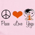 thumbnail image 2 of CafePress - Peace Love Yoga Infant Bodysuit - Baby Light Bodysuit, Size Newborn - 24 Months, 2 of 4
