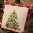 thumbnail image 2 of Gerson Companies 16-inch Cotton Holiday Throw Pillow, Assortment of 2, 2 of 4