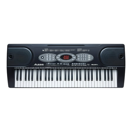 Alesis Melody 61| 61-Key Portable Keyboard with Stand, Bench, Headphones, and Microphone