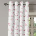 thumbnail image 2 of Ambesonne Eiffel Grommet Curtain, Springtime Polka Dots, 50" x 96", Pale Pink Green White, 2 of 6
