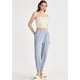thumbnail image 4 of Pantalones de Yoga Largos para Mujer, Ajustados, Informales, Cómodos, para Gimnasio, Senderismo, Cintura Elástica, Color Azul Glaciar, Talla L, 4 of 8
