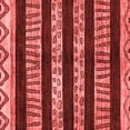 thumbnail image 1 of Ahgly Company Machine Washable Indoor Square Abstract Red Modern Area Rugs, 8' Square, 1 of 4