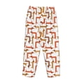 thumbnail image 5 of Xecao Dachshund Dog Women's Straight Lounge Pajama Pants: The Epitome of Relaxed Sleepwear, 5 of 9