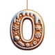 thumbnail image 3 of Adorno colgante del árbol de Navidad con 26 letras personalizado, 8CM O, 3 of 5