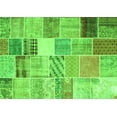 thumbnail image 1 of Ahgly Company Indoor Rectangle Patchwork Green Transitional Area Rugs, 8' x 12', 1 of 1