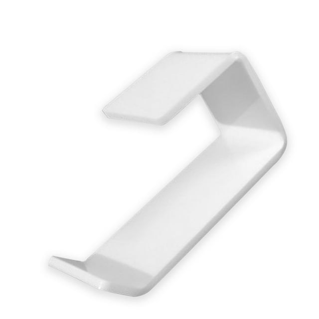 Colgador de auriculares Cateissary 15 kg para debajo del escritorio soporte dormitorio Hotel sala de estar juego Blanco