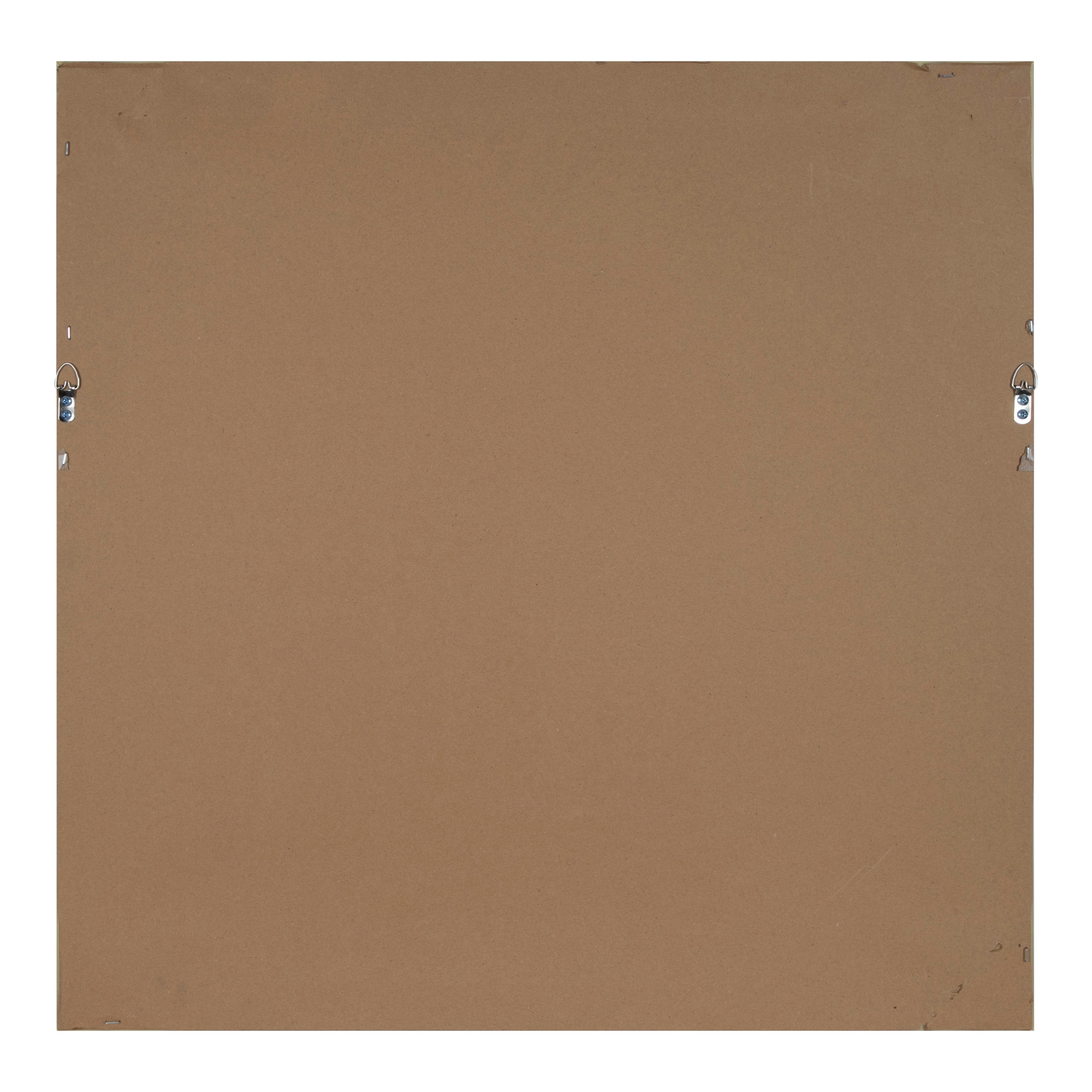 Kate and Laurel Calter Framed Linen Fabric Pinboard, 29.5x29.5, Gold, Modern Wall Organizer for Home or Office