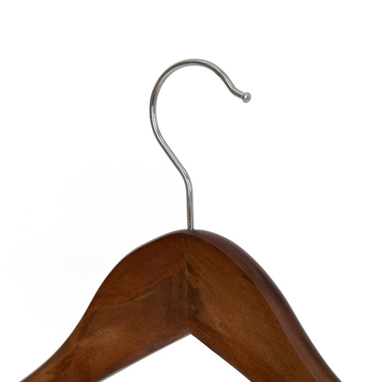 wooden coat hanger bottom pants hanger with clips,children wooden hanger