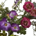thumbnail image 2 of Nearly Natural Polyester Veranda Garden Artificial Wreath, 20" (Assorted Colors), 2 of 4