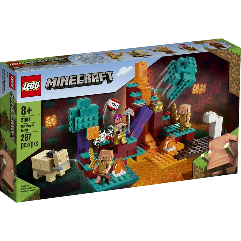 LEGO Minecraft Adventure: The Warped Forest 21168 Building Toy Set