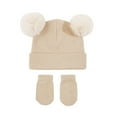 thumbnail image 4 of TAIAOJING Toddler Warm Caps Girl Boy Hooded Winter Scarf Kid Hat Cap Scarf Knit Baby Care Cute Child Daliywear 2-5 Years, 4 of 4