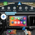 thumbnail image 2 of Estéreo de coche Leadfan de 7 pulgadas, doble DIN, con Apple CarPlay, 2 of 7