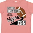 thumbnail image 4 of Inktastic Little Brother and Biggest Fan Football Player Boys Toddler T-Shirt, 4 of 5