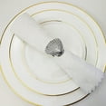 thumbnail image 5 of Fennco Styles Nautical Seashell Metal Napkin Rings, Set of 4, 5 of 7