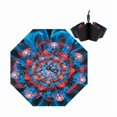 thumbnail image 1 of wonima02 Compact Travel Umbrella for Rain&Sun,Automatic,Lightweight,Windproof Strong,Folding Umbrella with Pattern for Men&Women, 1 of 1