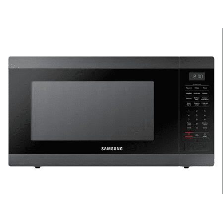 Refurbished Samsung MS19M8000AG/AA Large Capacity Countertop Microwave Oven, Black Stainless Steel