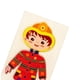 thumbnail image 4 of Rompecabezas 3D Montessori para niños de 2 a 4 años. Aprendizaje temprano en preescolar. Bomberos, 4 of 6