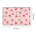 thumbnail image 5 of Area Rugs For Living Room Decor - Cute Berry Pink Star Anti Slip Throw Washable Rugs 3x5 For Bedroom, Soft Indoor Carpet For Bedroom Living Room 60x39In, 5 of 5