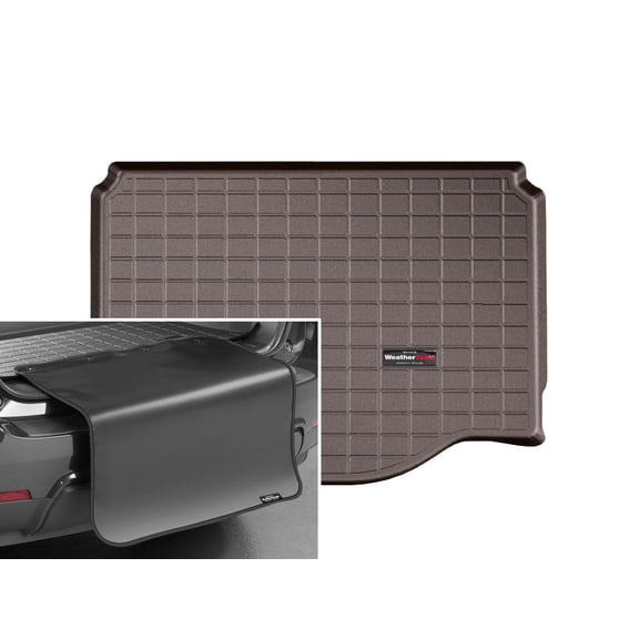 WeatherTech Cargo Trunk Liner with Bumper Protector compatible with Encore, Trax - Behind 2nd Row w/ Bumper Protector, Cocoa