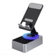 thumbnail image 1 of Soporte para Teléfono Móvil , Banco de Energía de Audio, Altavoz de Llamada Bluetooth, Escritorio Giratorio Plegable Multifunción, Gris, 1 of 9