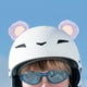 thumbnail image 5 of Orejas Casco Decoración Suave Divertido Creativo Lindo Durable Peluche Casco Accesorios para Oso Púrpura, 5 of 9