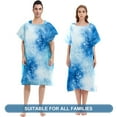thumbnail image 5 of Ghojet Changing Robe with Hood Microfiber Towel Poncho Robe Surf Poncho Oversized Changing Towel Robe Quick Dry Towel Poncho for Women Men Surfing Swimming Wetsuit Changing, 5 of 11