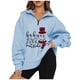 thumbnail image 2 of Pntutb Moda Mujer Casual Solapa Cuello Manga Larga Camiseta Suelta Blusa Pullover tops Pntutb Pntutb-2039, 2 of 6