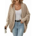 thumbnail image 2 of Womens Oversized Soft Knit Cardigan Sweater with Pockets, 2 of 9