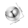 thumbnail image 2 of SHOWERORO 1 Pair Workout Ball Baoding Balls Silver for Outdoor Activities and Exercise, 2 of 8