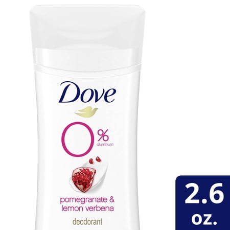 Dove 0% Aluminum Deodorant Stick Pomegranate and Lemon Verbena 2.6 oz