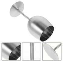 SEWCHICS Stainless Steel Cups Wine Goblet Silver 1Pack for Parties