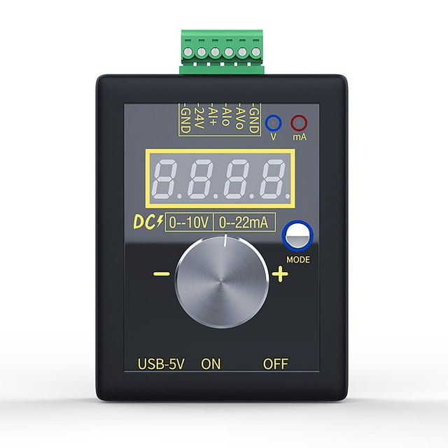 Generador de Corriente de Voltaje Pequeño de Mano Sg-002 Dc 0-10V 0-22Ma Productor de Señal Tomshoo Sin batería
