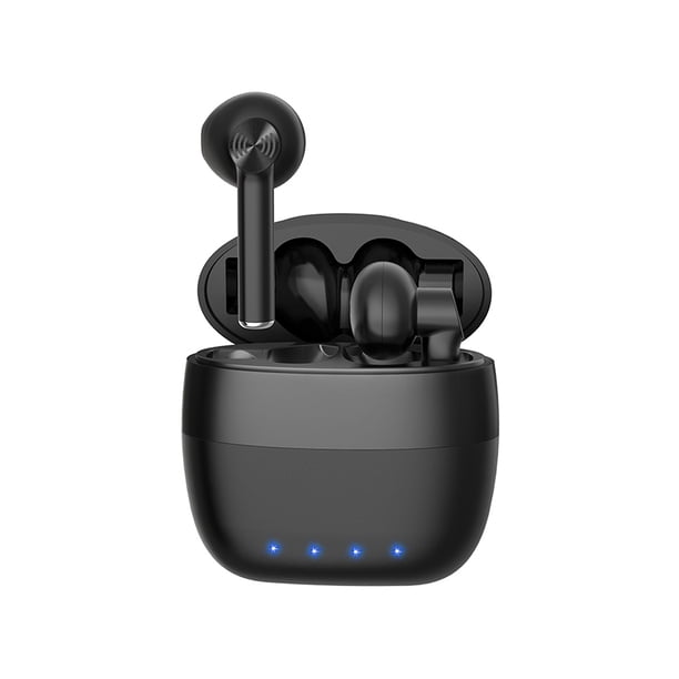 Bluetooth-Compatible en Ear Inteligente Earphone Life Earbudos Impermeables Inalámbricos Recargables Deportes Auriculares Electrónica Negro Monstrate EL018268-01B