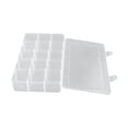 thumbnail image 4 of Fishing Tackle Box Organizer with Dividers, Transparent Plastic Container for, 4 of 12