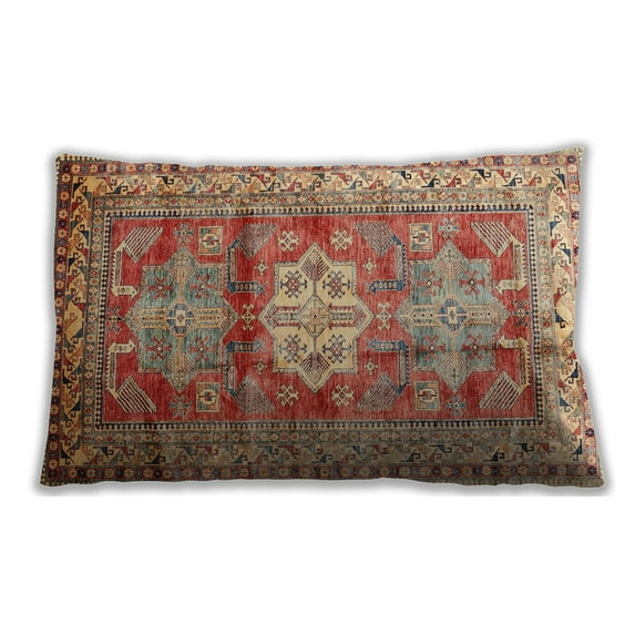 Ahgly Company Indoor Rectangular Traditional Lumbar Throw Pillow, 13 inch by 19 inch