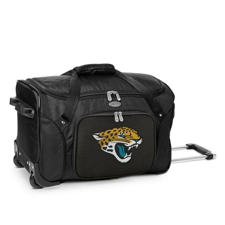 MOJO Black Jacksonville Jaguars 22 2-Wheeled Duffel Bag